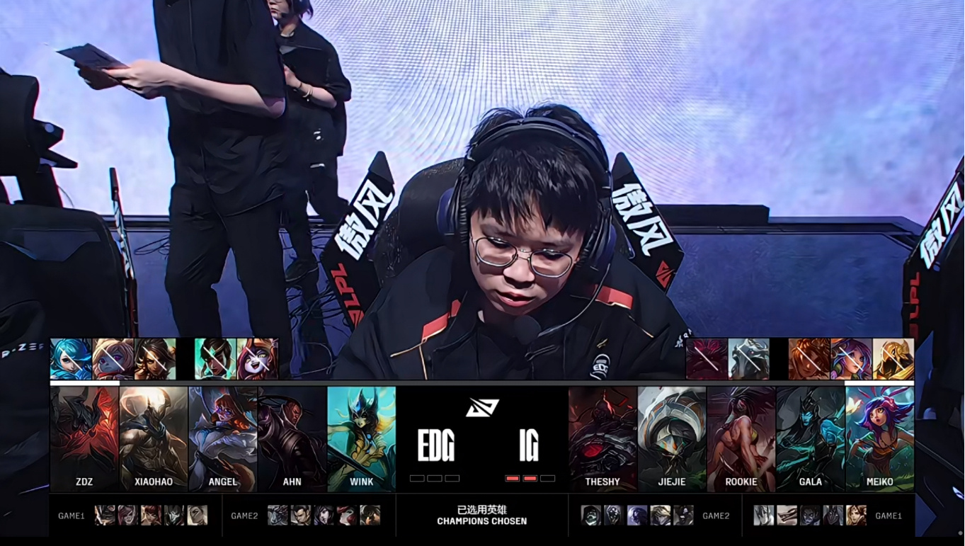 包含EDG力克KT，JackeyLove线上压制力十足强强对话入围赛，技惊四座的词条