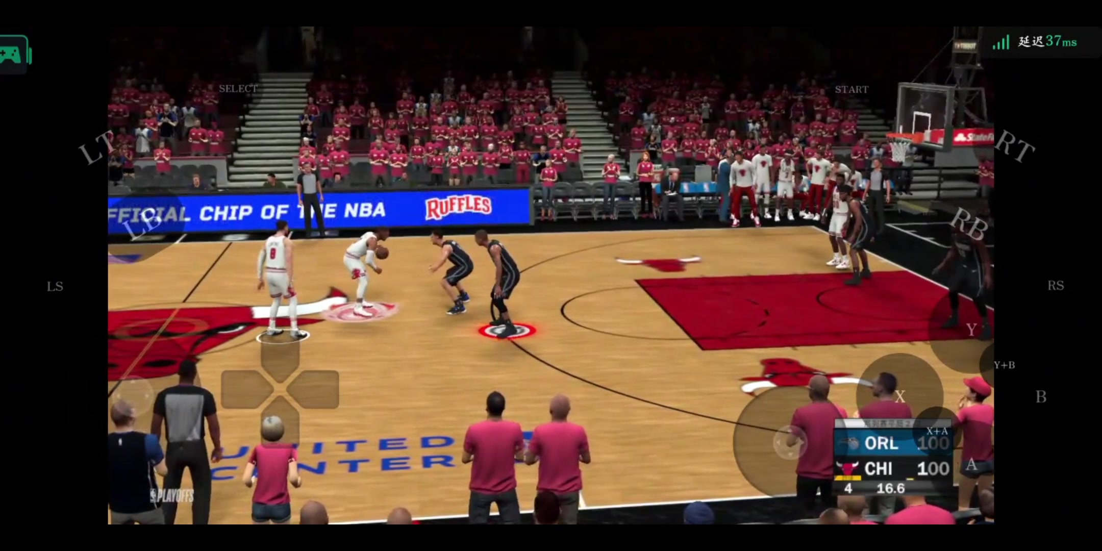 公牛队客场惨败魔术